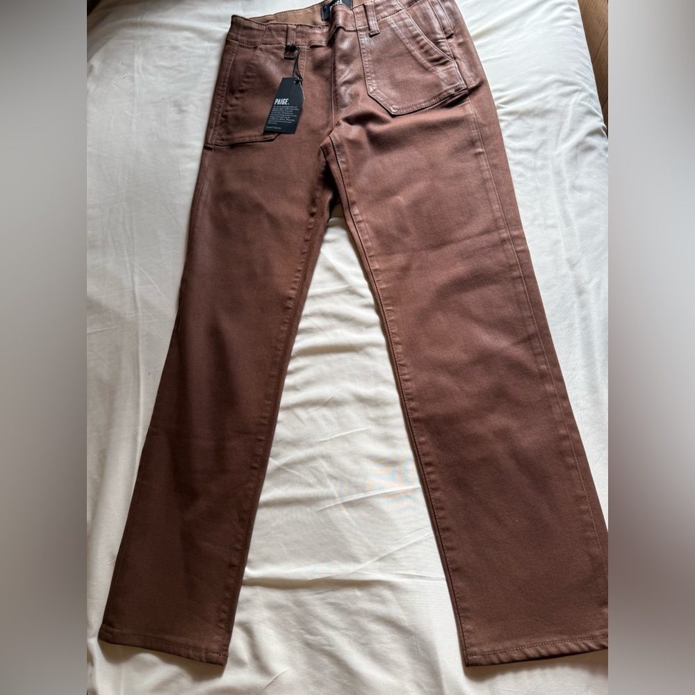 PAIGE Mayslie Brown pants